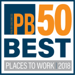 Prairie Business Magazine 50 best places to work logo 2019